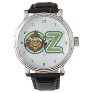 Vintager Zauberer Oz, Löwe im Buchstaben O Armbanduhr