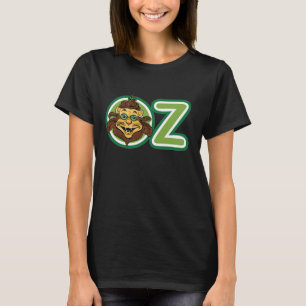 Vintager Zauberer Oz, Löwe im Buchstaben O T-Shirt