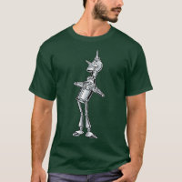 Vintager Zauberer Oz, Tinman Happy Smile hat Herz