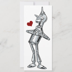 Vintager Zauberer Oz, Tinman Heart Birthday Party Einladung