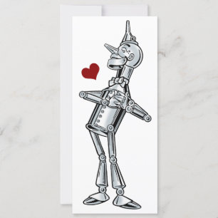 Vintager Zauberer Oz, Tinman Heart Birthday Party Einladung