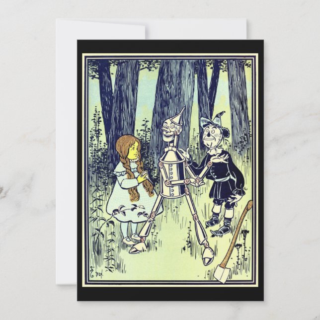 Vintager Zauberer Oz trifft Dorothy den Tinman (Vorderseite)