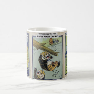 Vintager "Zauberer Oz" - Zinn Man, Löwe und Doroth Verwandlungstasse