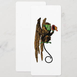 Vintager Zauberer von Oz bösen fliegenden Affen Einladung