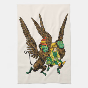 Vintager Zauberer von Oz, Dorothy, bösen fliegende Geschirrtuch