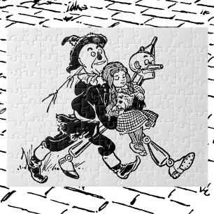 Vintager Zauberer von Oz Dorothy Schlafen mit Popp Puzzle