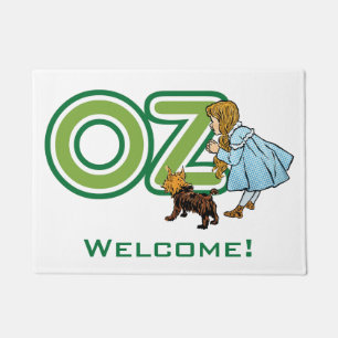 Vintager Zauberer von Oz Dorothy Toto mit GROSSEN Fußmatte