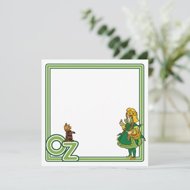 Vintager Zauberer von Oz; Dorothy und Toto (Stehend Vorderseite)