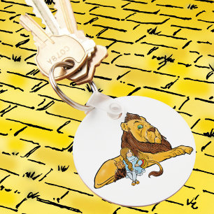 Vintager Zauberer von Oz, Dorothy und Toto mit Löw Schlüsselanhänger