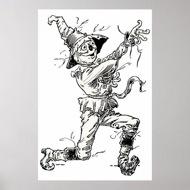 Vintager Zauberer von Oz Fairy Tales, die Vogelsch Poster (Vorne)