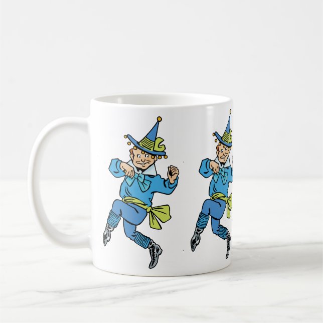 Vintager Zauberer von Oz, Niedlicher Tanzjunge Mun Kaffeetasse (Links)