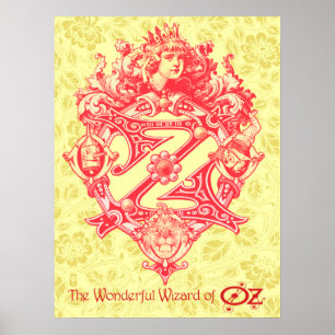 Vintager Zauberer von Oz Poster