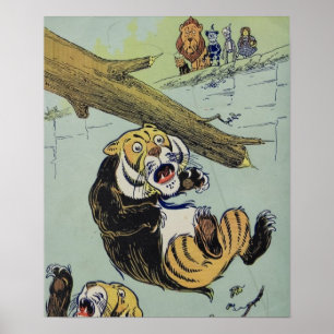 Vintager Zauberer von Oz Poster