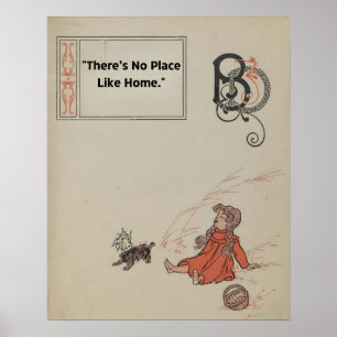 Vintager Zauberer von Oz Poster mit Dorothy und To