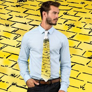 Vintager Zauberer von Oz Yellow Brick Road von Den Krawatte