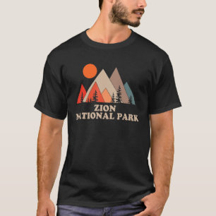 Vintager Zion Nationalpark Summit Zions Mountains T-Shirt