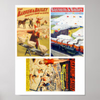 Vintager Zirkus Clown, Kunstsammlung Acrobat Anima