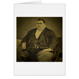 Vintager Zirkus-Freaksideshow-Fett-Mann