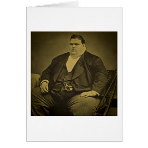 Vintager Zirkus-Freaksideshow-Fett-Mann