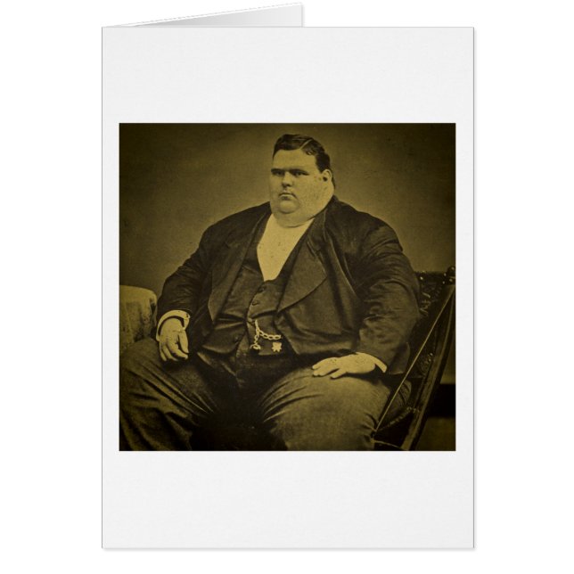 Vintager Zirkus-Freaksideshow-Fett-Mann (Vorne)