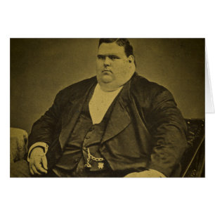 Vintager Zirkus-Freaksideshow-Fett-Mann