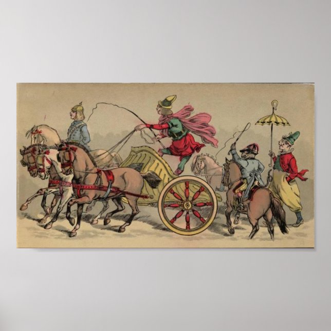 Vintager Zirkus Poster (Vorne)