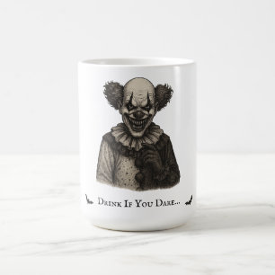 Vintager Zirkus   Spuk Karnevalthema Halloween Kaffeetasse
