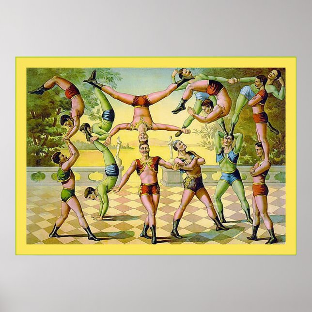 Vintager Zirkusdruck ~ 1891 Poster (Vorne)