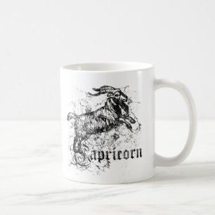 Vintager Zodiac-Hartkorn Kaffeetasse