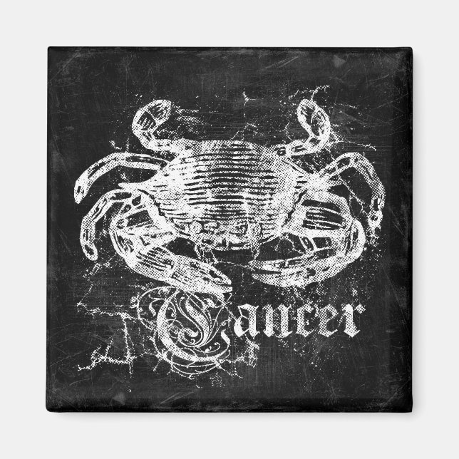 Vintager Zodiakarzinom Magnet (Vorne)