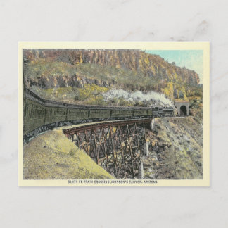 Vintager Zug Arizona Postkarte