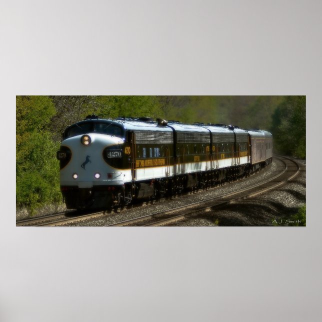 Vintager Zug Poster (Vorne)
