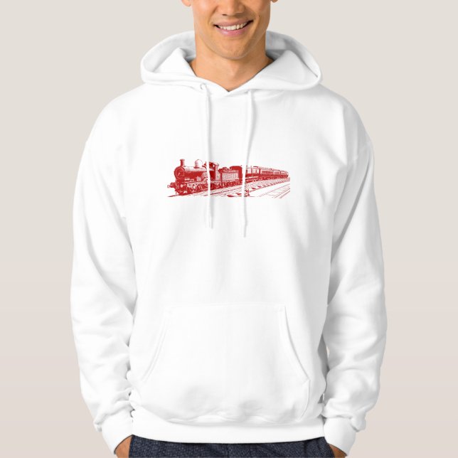 Vintager Zug - Ruby Hoodie (Vorderseite)