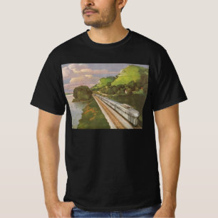 Vintager Zugurlaub, Lokomotive im Land T-Shirt