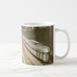 Vintager Zugurlaub, Lokomotive im Land Tasse