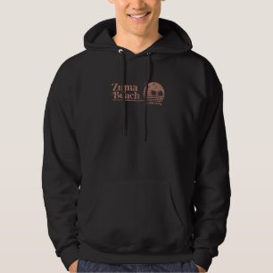 Vintager Zuma Beach California Palmen Ca Retro Hoodie