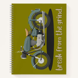 Vintager Zyklus Notizbuch