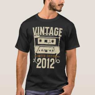 Vintages 10. Geburtstag T-Shirt Retro-Kassettenban
