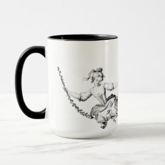 Vintages 18. Jahrhundert Elegance Swing Kaffee Tas Tasse
