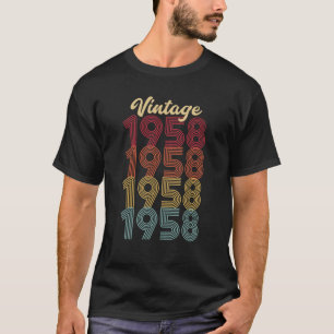 Vintages 1958 Geburt Geschenk 1958 64. T-Shirt