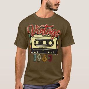 Vintages 1963 Bestes Kassettenband T-Shirt