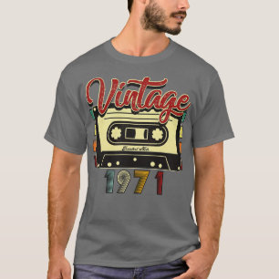 Vintages 1971 Bestes Kassettenband T-Shirt