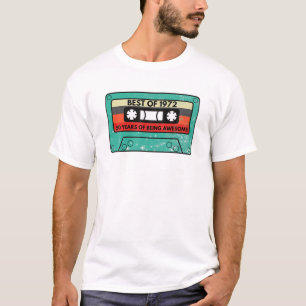 Vintages 1972 Retro-Kassettenband 50. Geburtstag 5 T-Shirt
