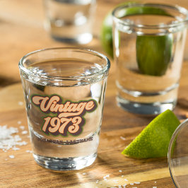Vintages 1973 Geburtshaus Jahr für Custom Shot Gla Schnapsglas