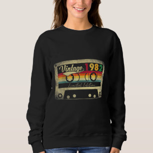 Vintages 1982 40. Geburtstagskassettenband 2 Sweatshirt