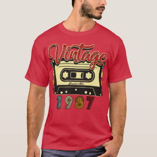 Vintages 1987 Bestes Kassettenband T-Shirt