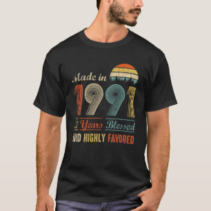 Vintages 1991, 1991, 30 Jahre gesegnet hoch T-Shirt