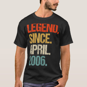 Vintages 2006 17. Geburtstagsretro 17 Jahre alt T-Shirt