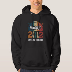 Vintages 2012 13. Geburtstag Offiziell Teenagerroc Hoodie