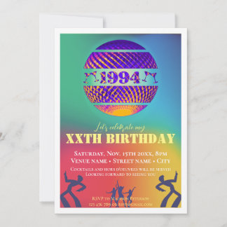 Vintages 30. Party 1994 Einladung